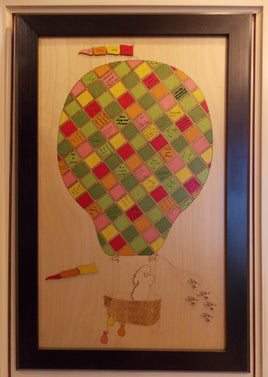 Hot Air Balloon Wedding Guest Book