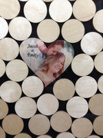 Circle Drop Wedding Guest Book