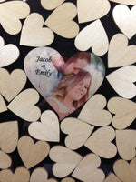 Circle Drop Wedding Guest Book