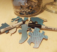 World Map Wedding Guest Book